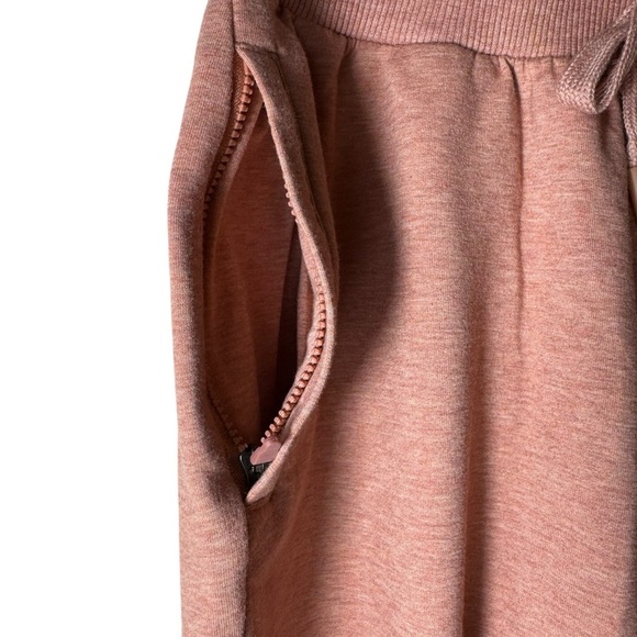 Gymshark Ark Tie High Waist Joggers Deep Blush Marl Pink Womens Size Small - Picture 5 of 13